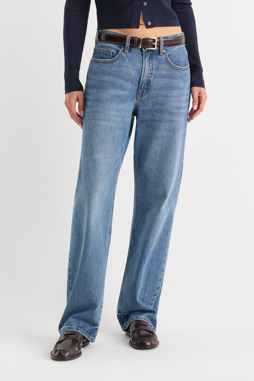 Luxury GOOD 90s JEANS INDIGO1287