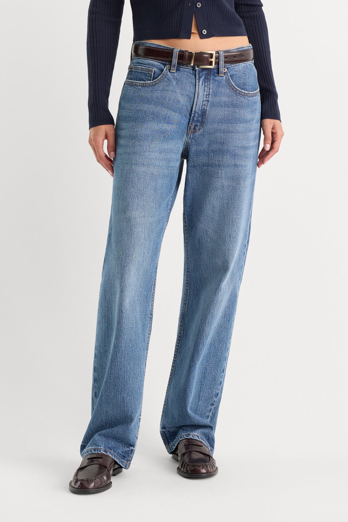 Luxury GOOD 90s JEANS INDIGO1287