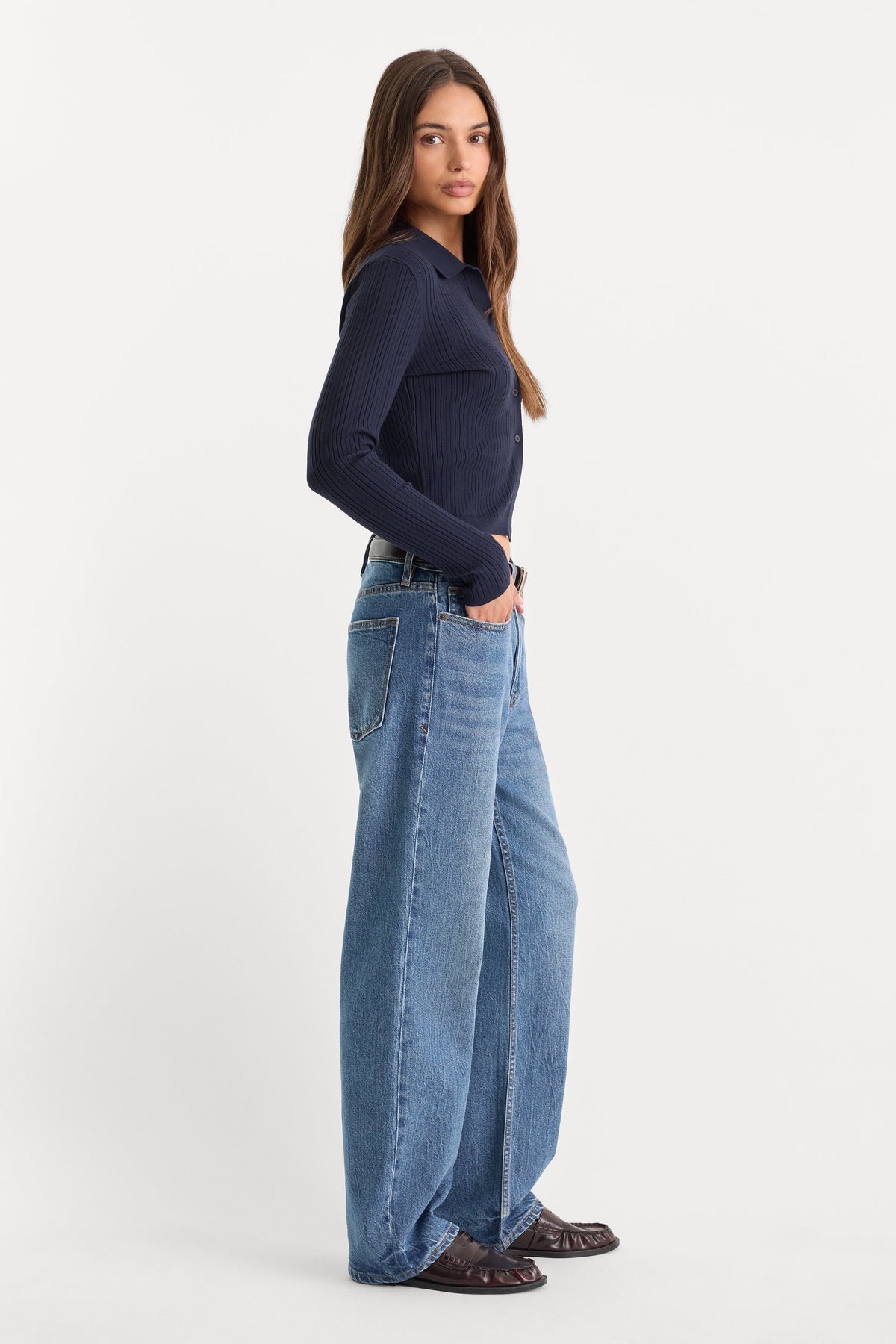 Luxury GOOD 90s JEANS INDIGO1287