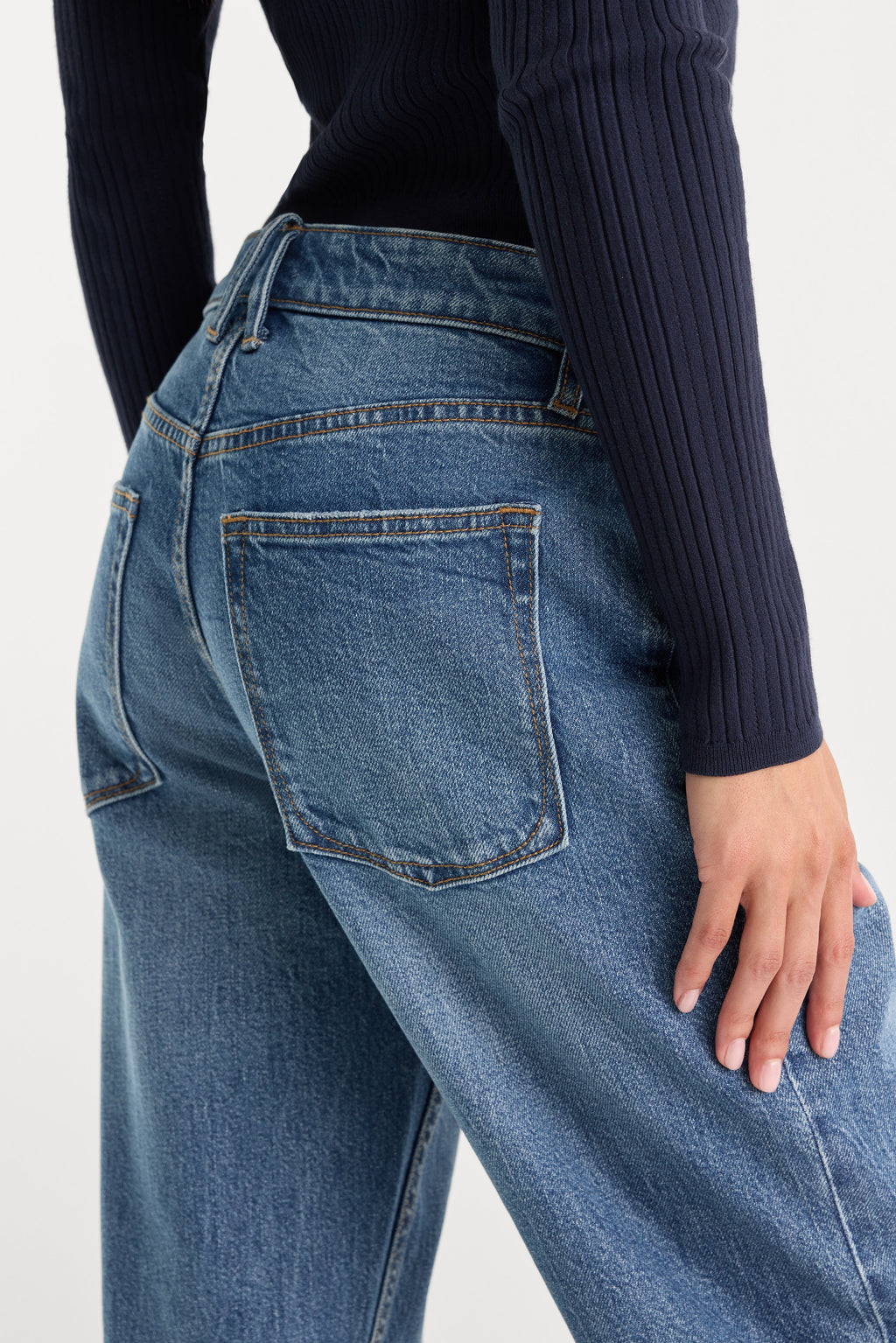 Luxury GOOD 90s JEANS INDIGO1287
