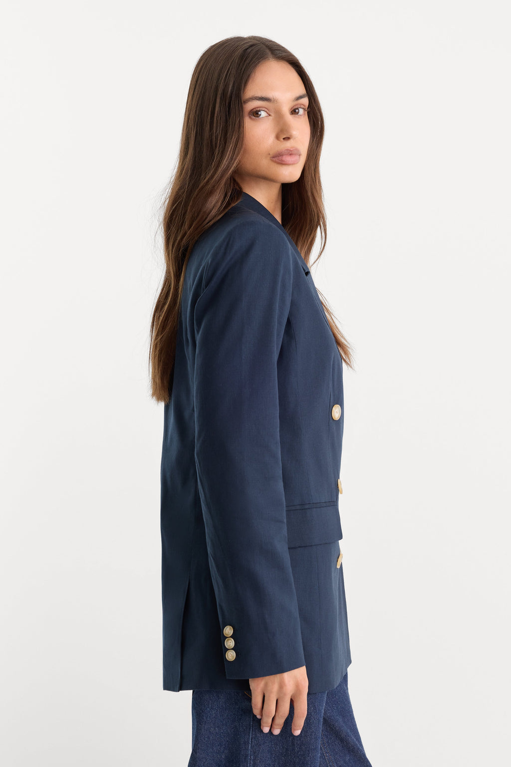 Luxury THE DOUBLE BREASTED BLAZER HORIZON INK