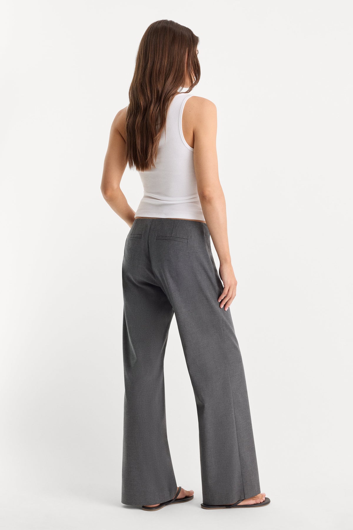 Luxury THE LOW RISE TROUSER ASH