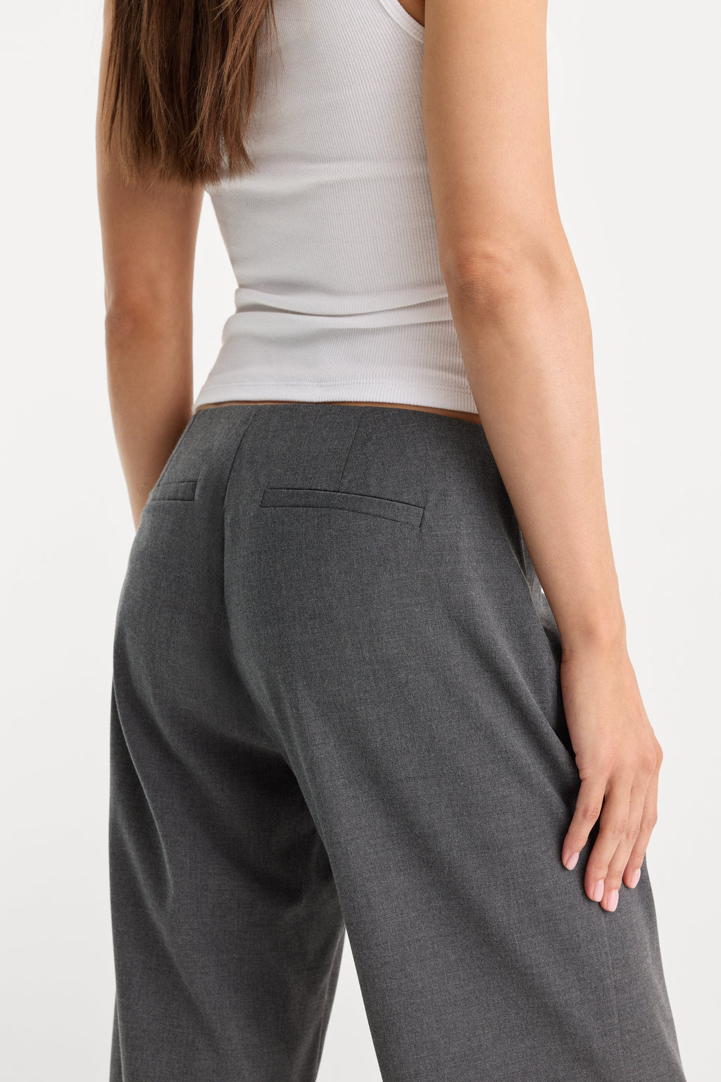 Luxury THE LOW RISE TROUSER ASH