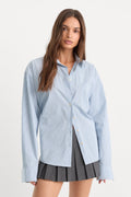 Luxury THE POPLIN EASY SHIRT SUMMER SKY STRIPE