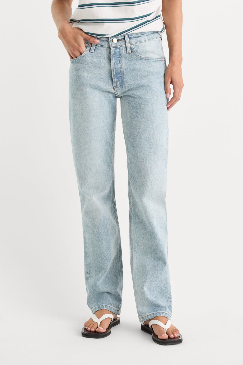 Luxury VINTAGE STRAIGHT JEANS INDIGO1389