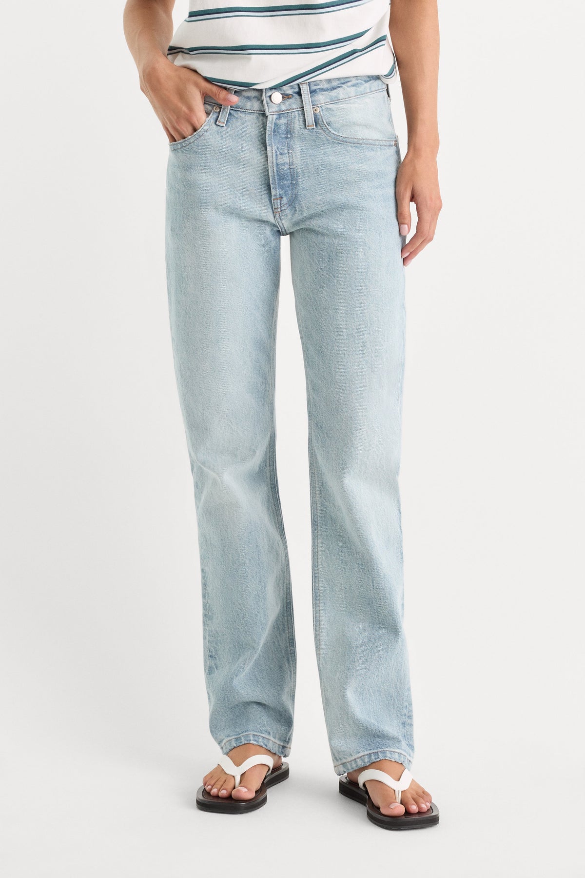 Luxury VINTAGE STRAIGHT JEANS INDIGO1389