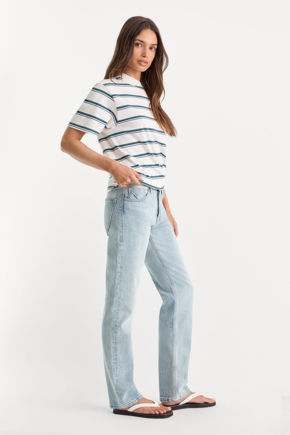 Luxury VINTAGE STRAIGHT JEANS INDIGO1389