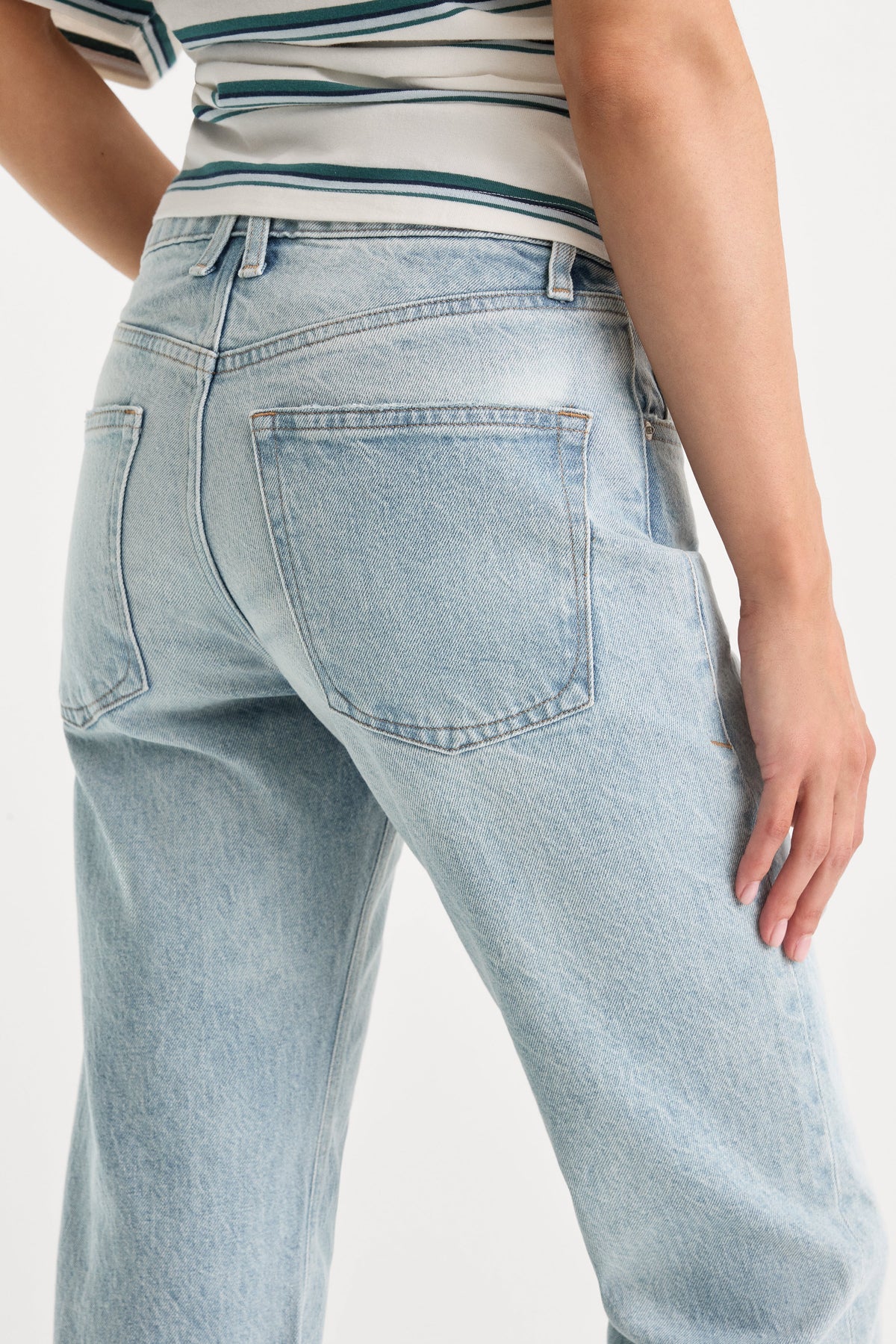Luxury VINTAGE STRAIGHT JEANS INDIGO1389