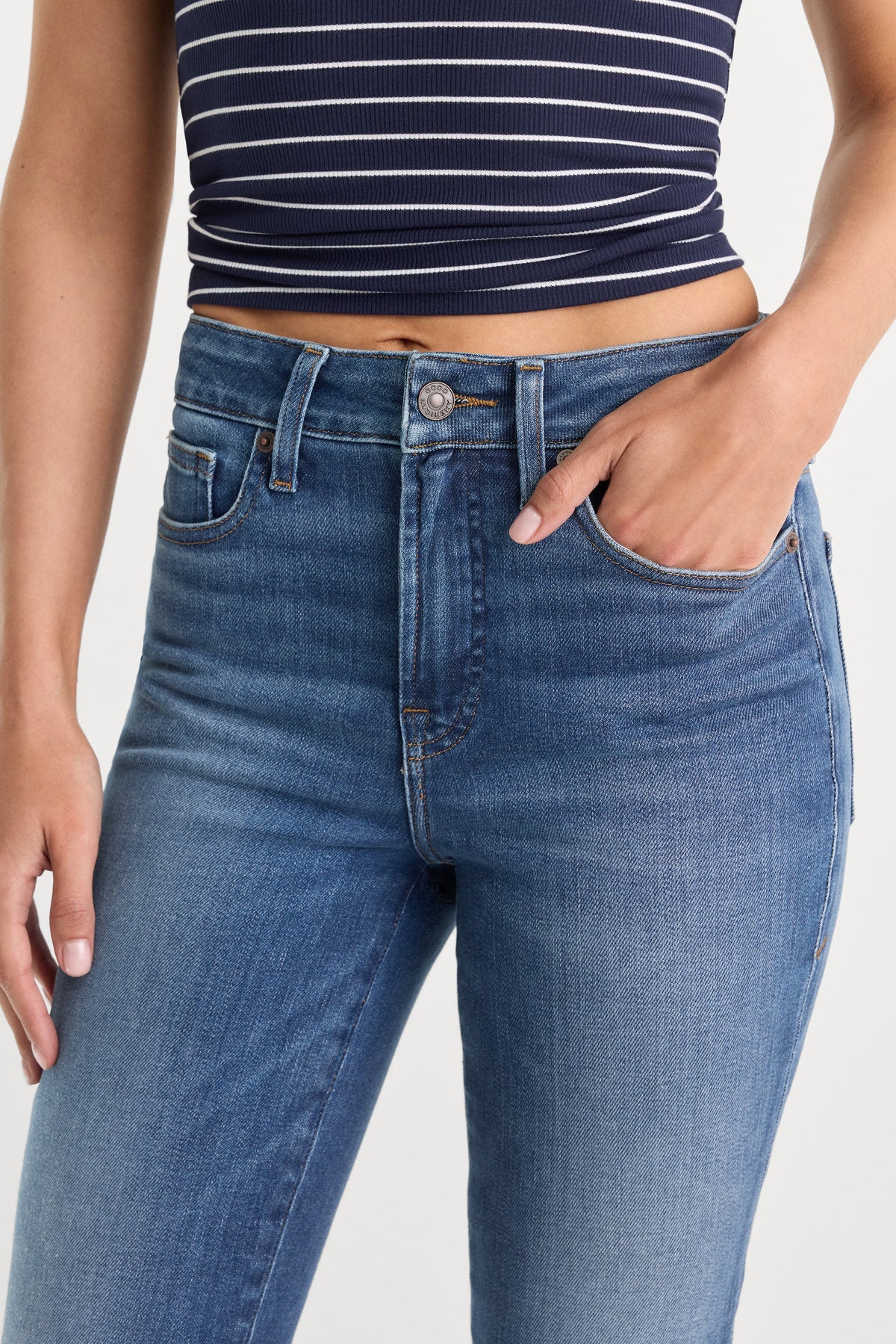 Luxury SOFT TECH GOOD LEGS FLARE JEANS INDIGO1233