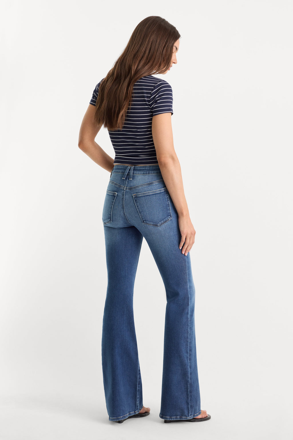 Luxury SOFT TECH GOOD LEGS FLARE JEANS INDIGO1233