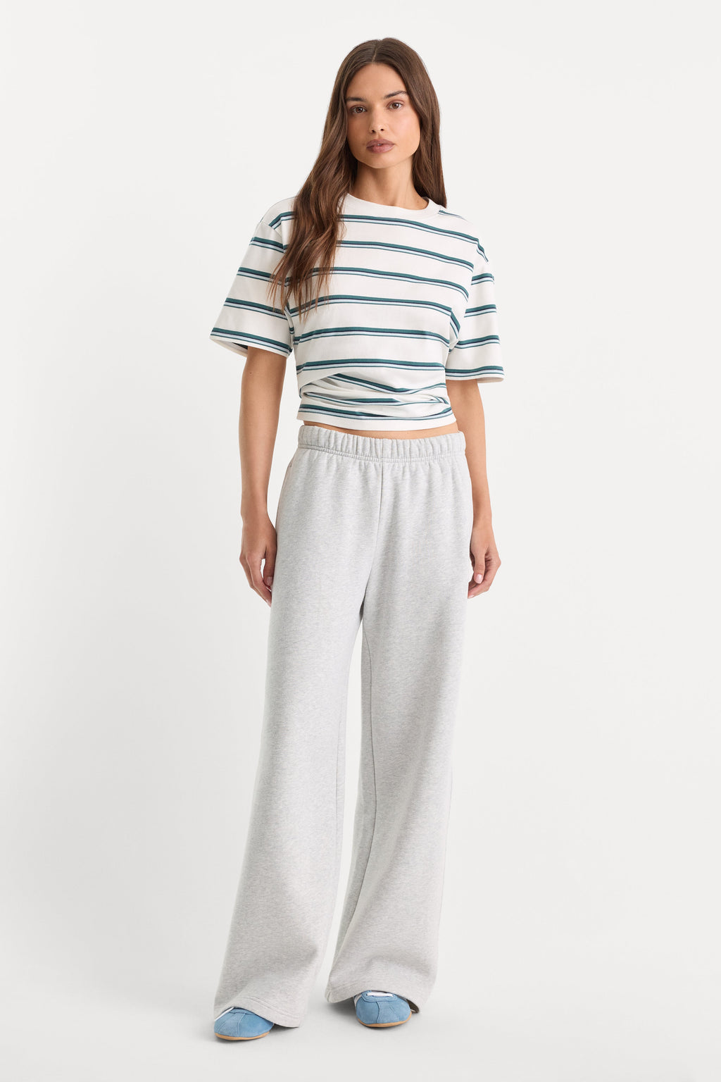 Luxury THE FLEECE SWEATPANT HEATHER GREY