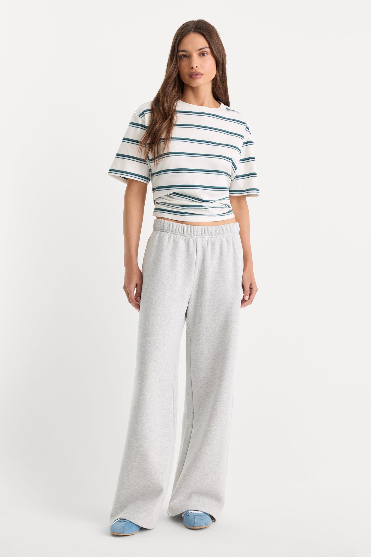 Luxury THE FLEECE SWEATPANT HEATHER GREY
