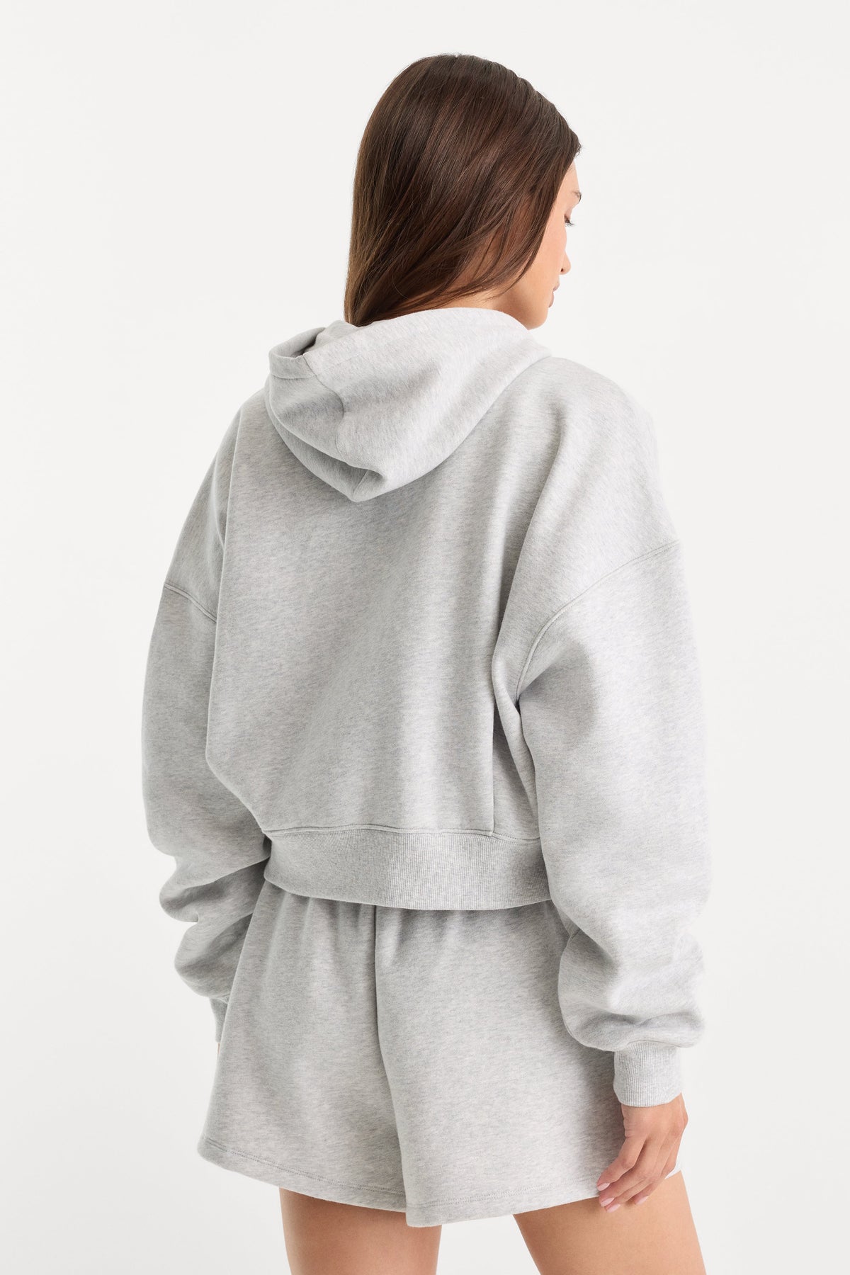 Luxury THE ZIP UP SWEATSHIRT HEATHER GREY