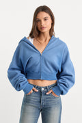 Luxury THE ZIP UP SWEATSHIRT BLUE DRIFT