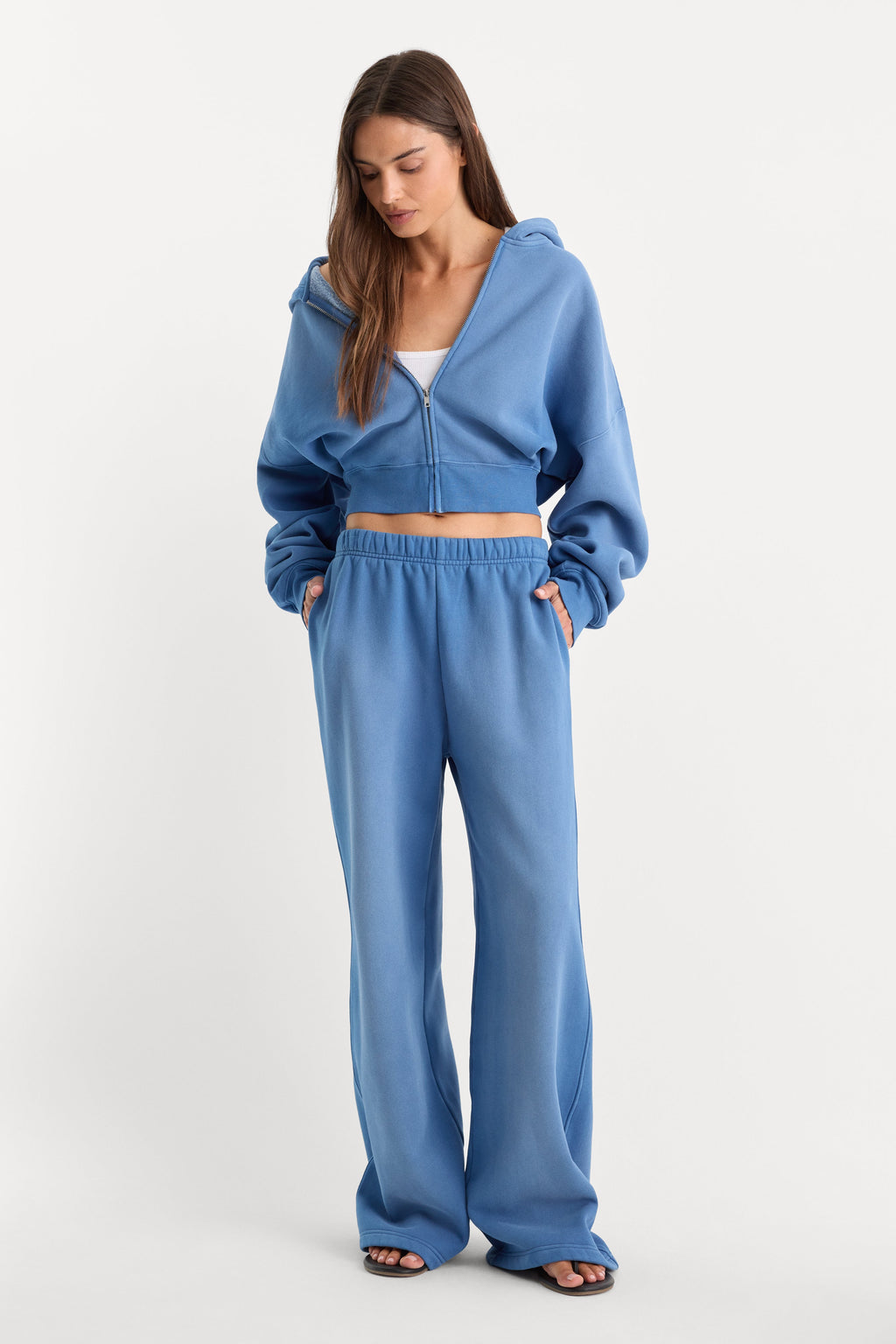 Luxury THE FLEECE SWEATPANT BLUE DRIFT