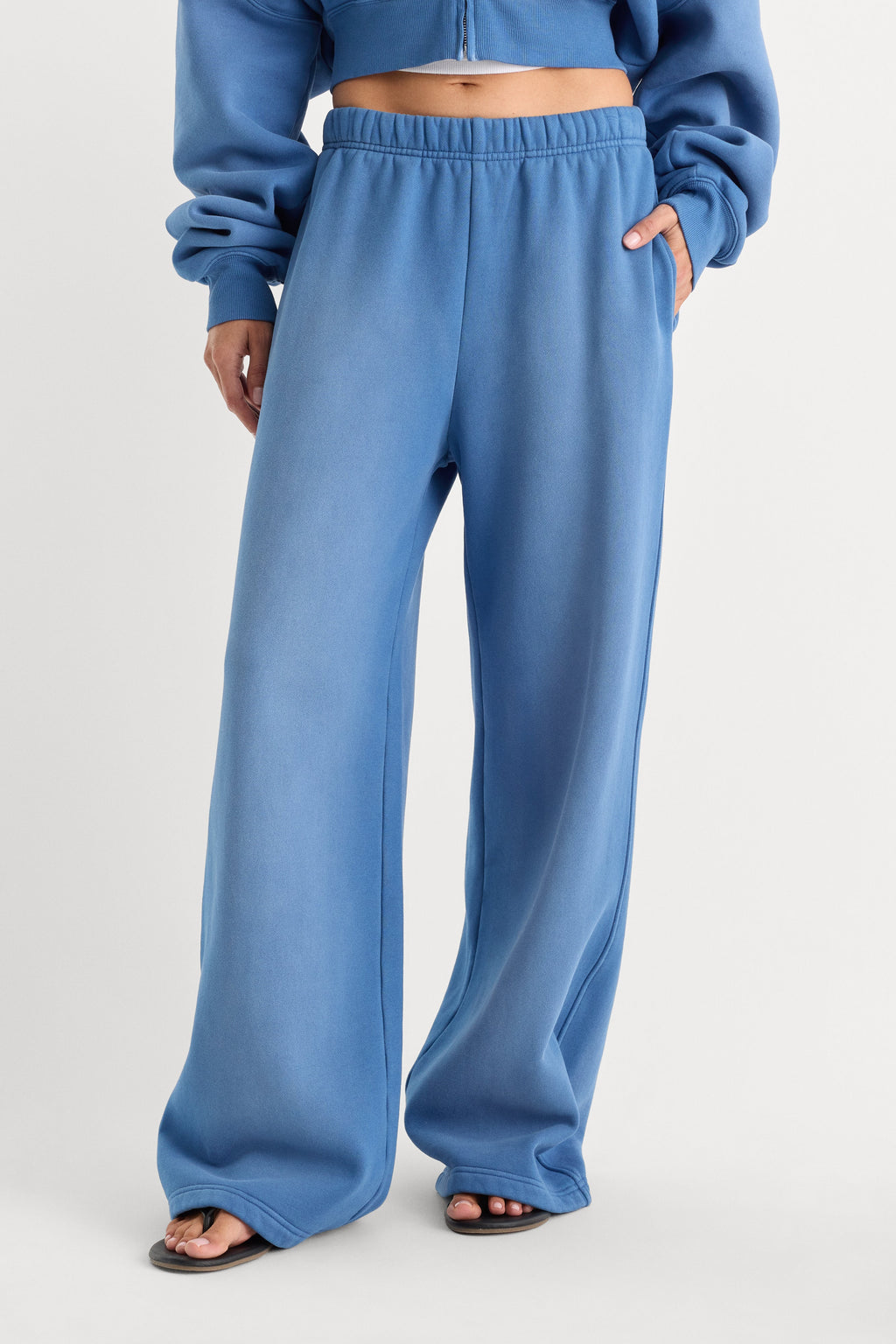 Luxury THE FLEECE SWEATPANT BLUE DRIFT