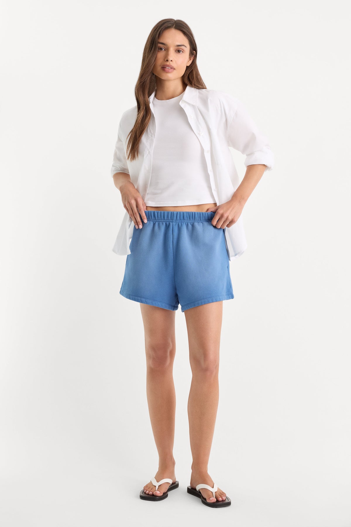 Luxury THE FLEECE SHORT BLUE DRIFT