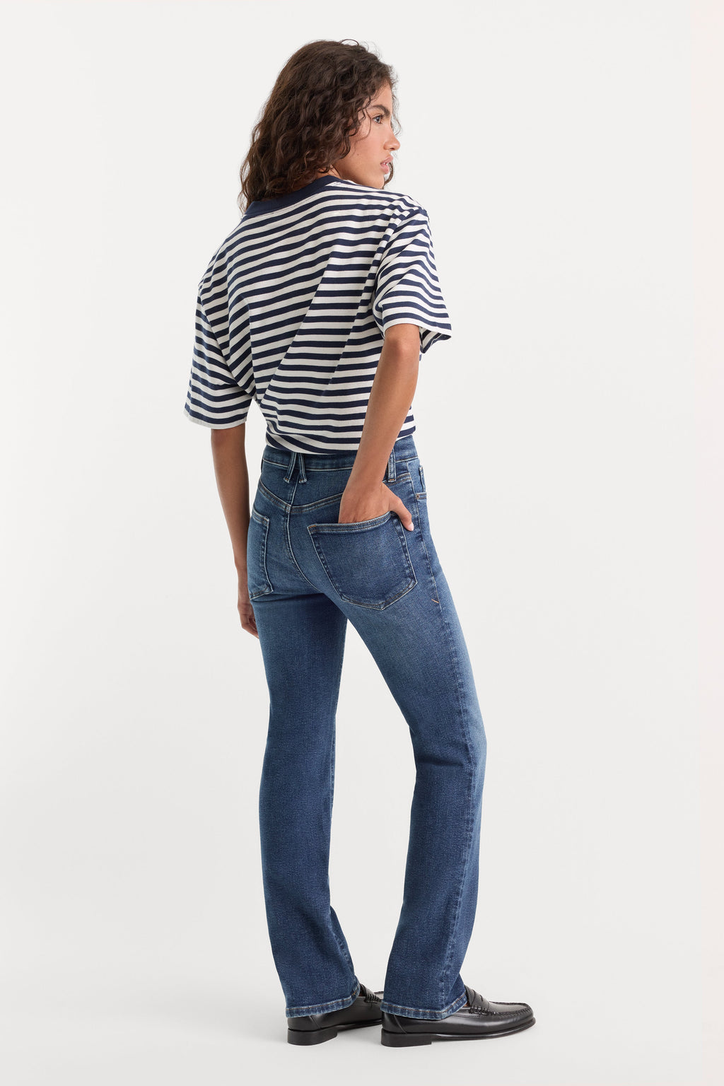 Luxury GOOD PETITE STRAIGHT JEANS INDIGO1230