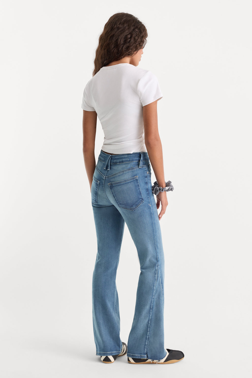 Luxury SOFT TECH GOOD PETITE BOOTCUT JEANS INDIGO1238