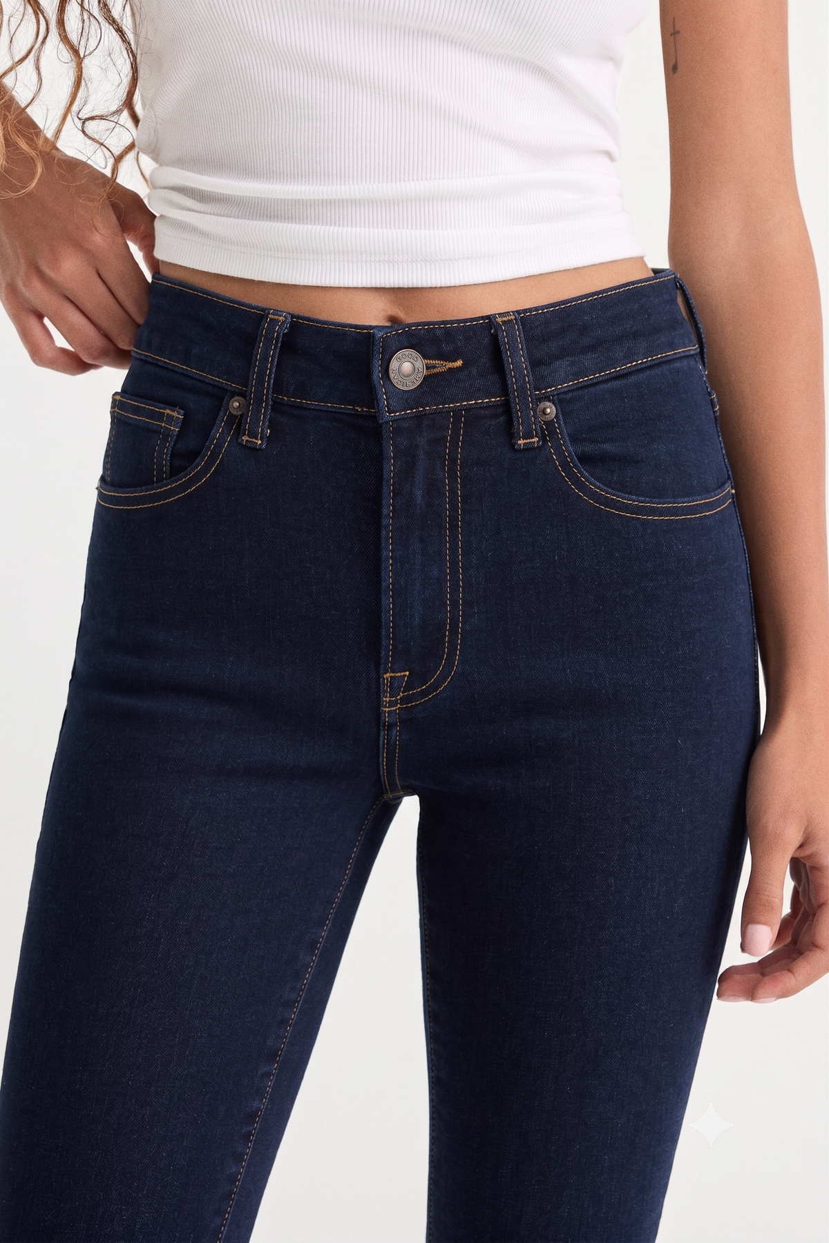 Luxury ALWAYS FITS GOOD PETITE FLARE JEANS INDIGO1317
