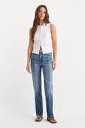Luxury GOOD TRUE STRAIGHT JEANS INDIGO1236