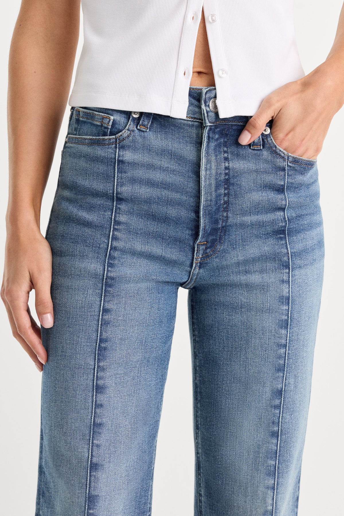 Luxury GOOD TRUE STRAIGHT JEANS INDIGO1236
