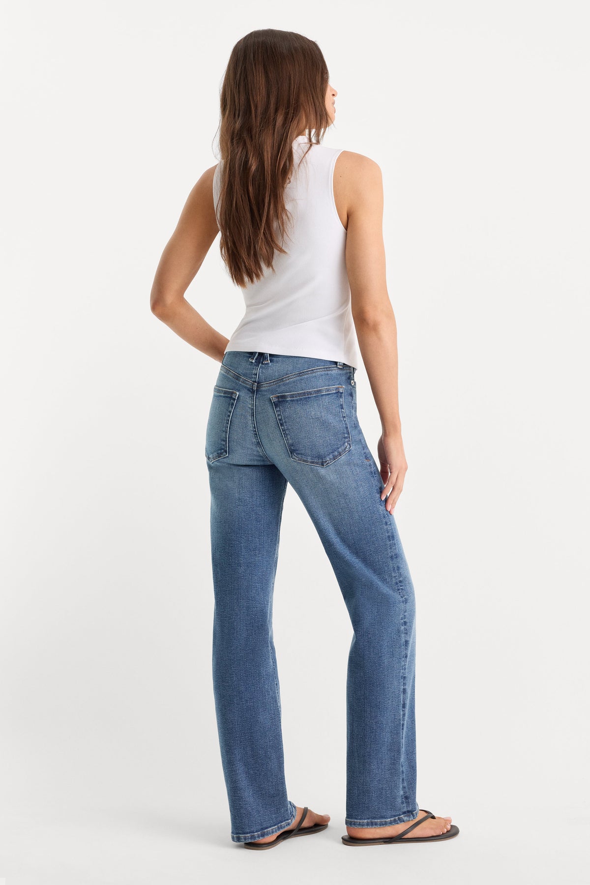 Luxury GOOD TRUE STRAIGHT JEANS INDIGO1236