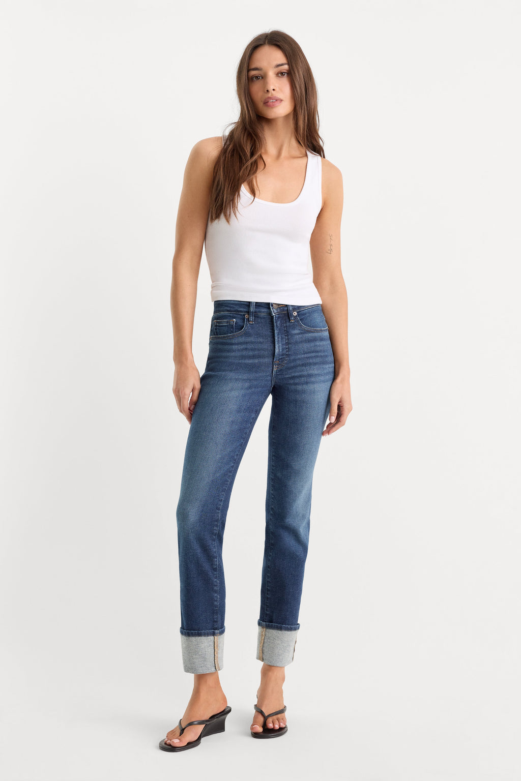 Luxury GOOD LEGS STRAIGHT JEANS INDIGO1230
