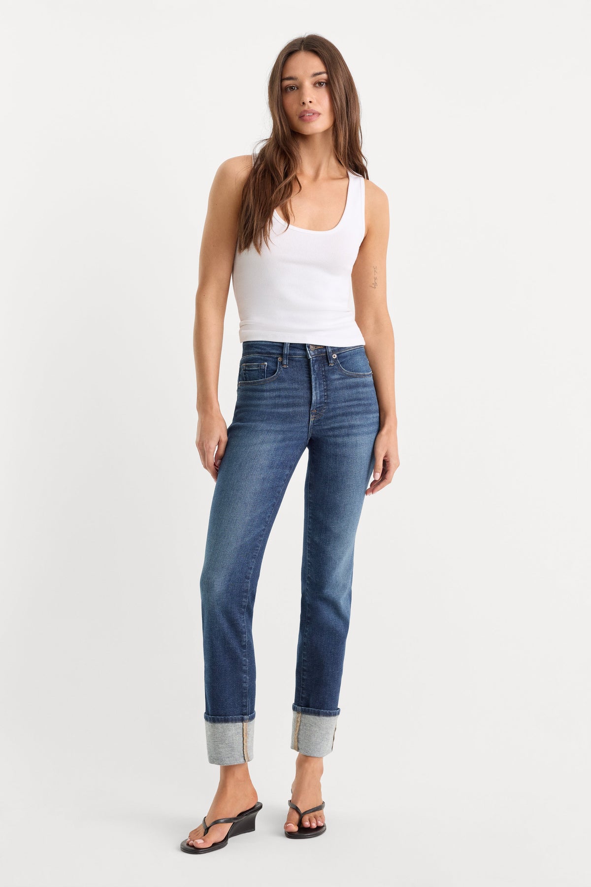 Luxury GOOD LEGS STRAIGHT JEANS INDIGO1230