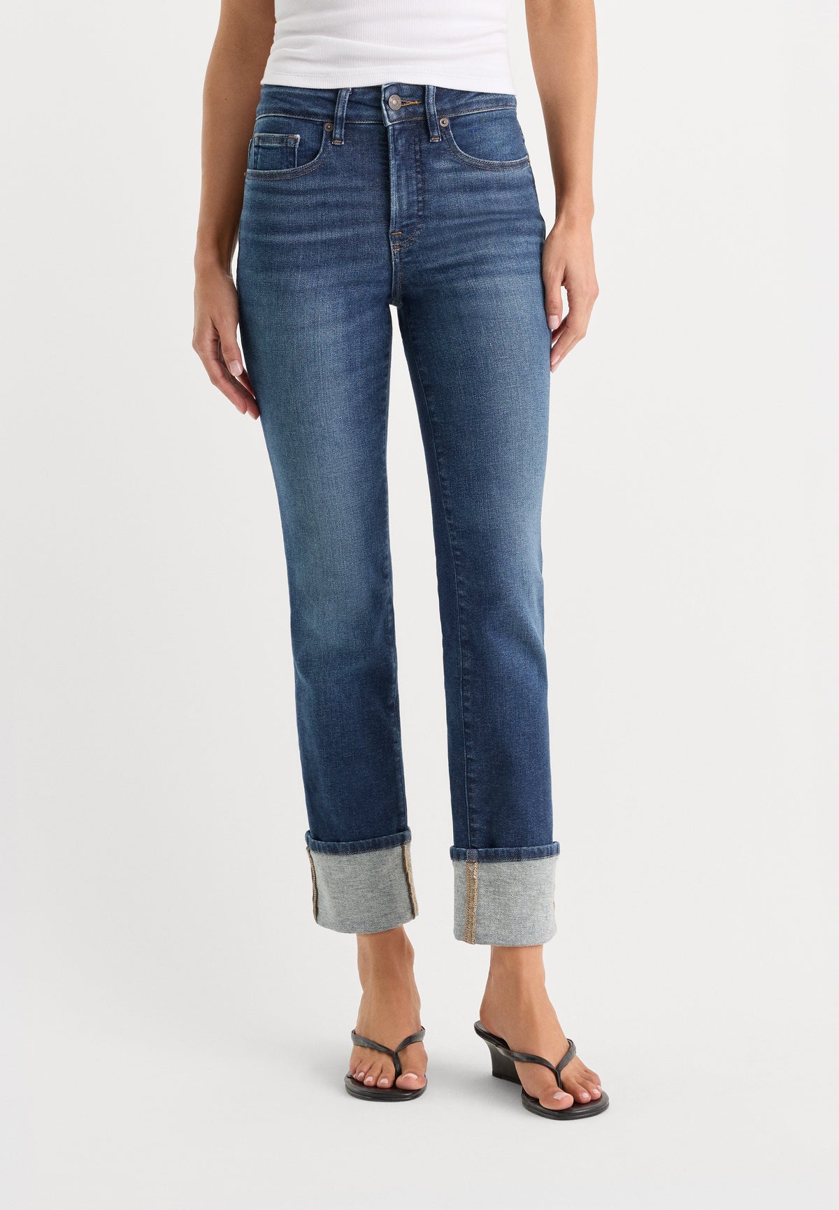 Luxury GOOD LEGS STRAIGHT JEANS INDIGO1230