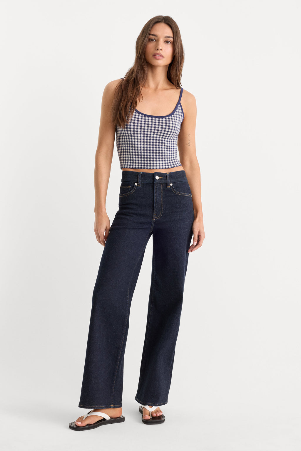 Luxury ALWAYS FITS PETITE SLIM PALAZZO JEANS DENETHICBLUE04