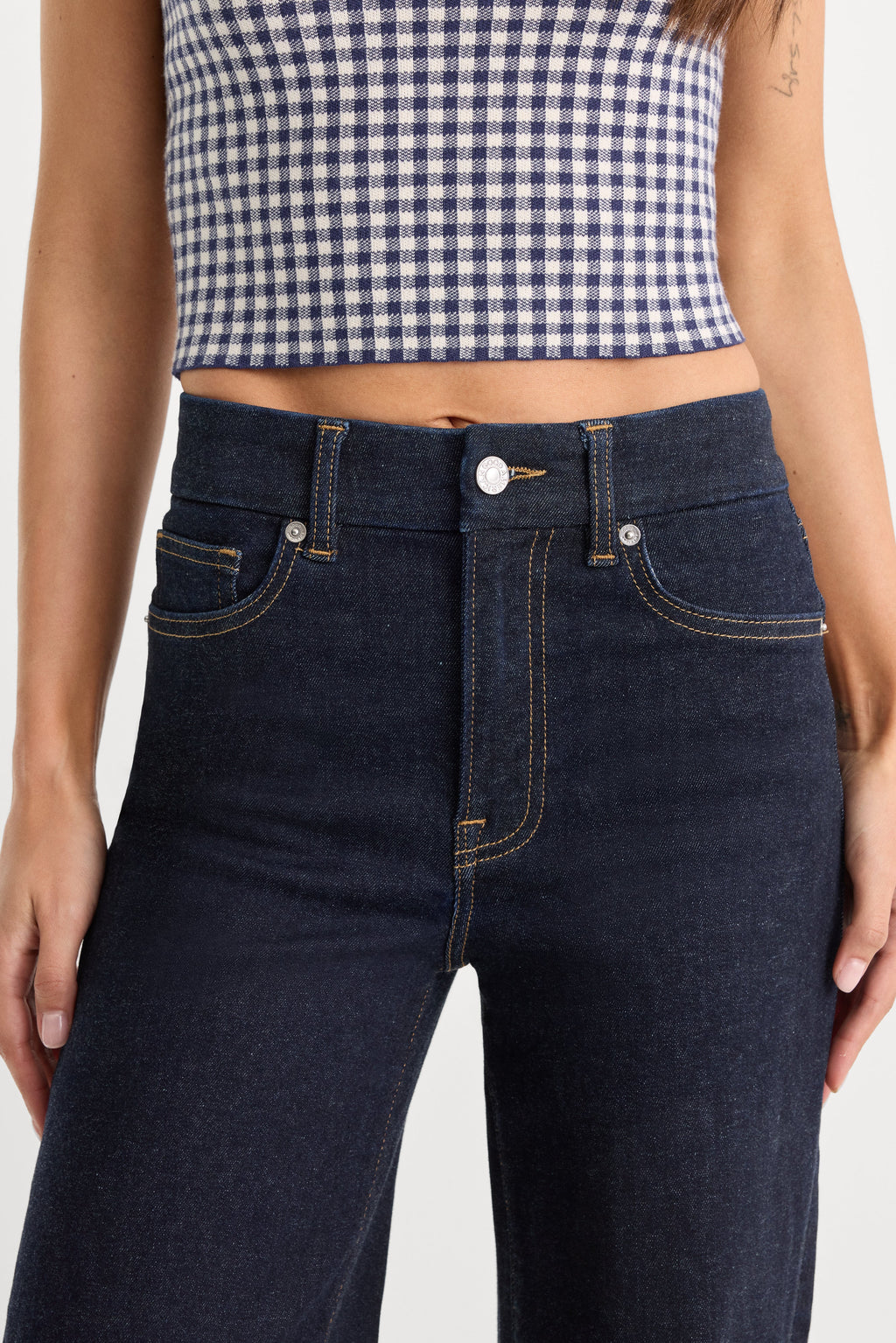Luxury ALWAYS FITS PETITE SLIM PALAZZO JEANS DENETHICBLUE04