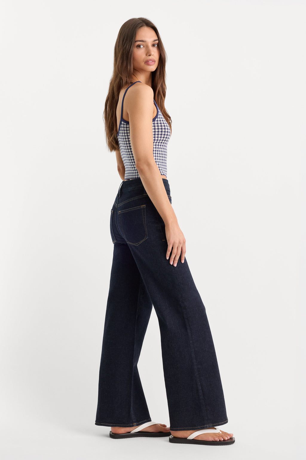 Luxury ALWAYS FITS PETITE SLIM PALAZZO JEANS DENETHICBLUE04