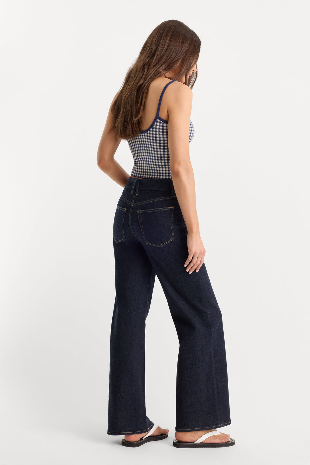 Luxury ALWAYS FITS PETITE SLIM PALAZZO JEANS DENETHICBLUE04