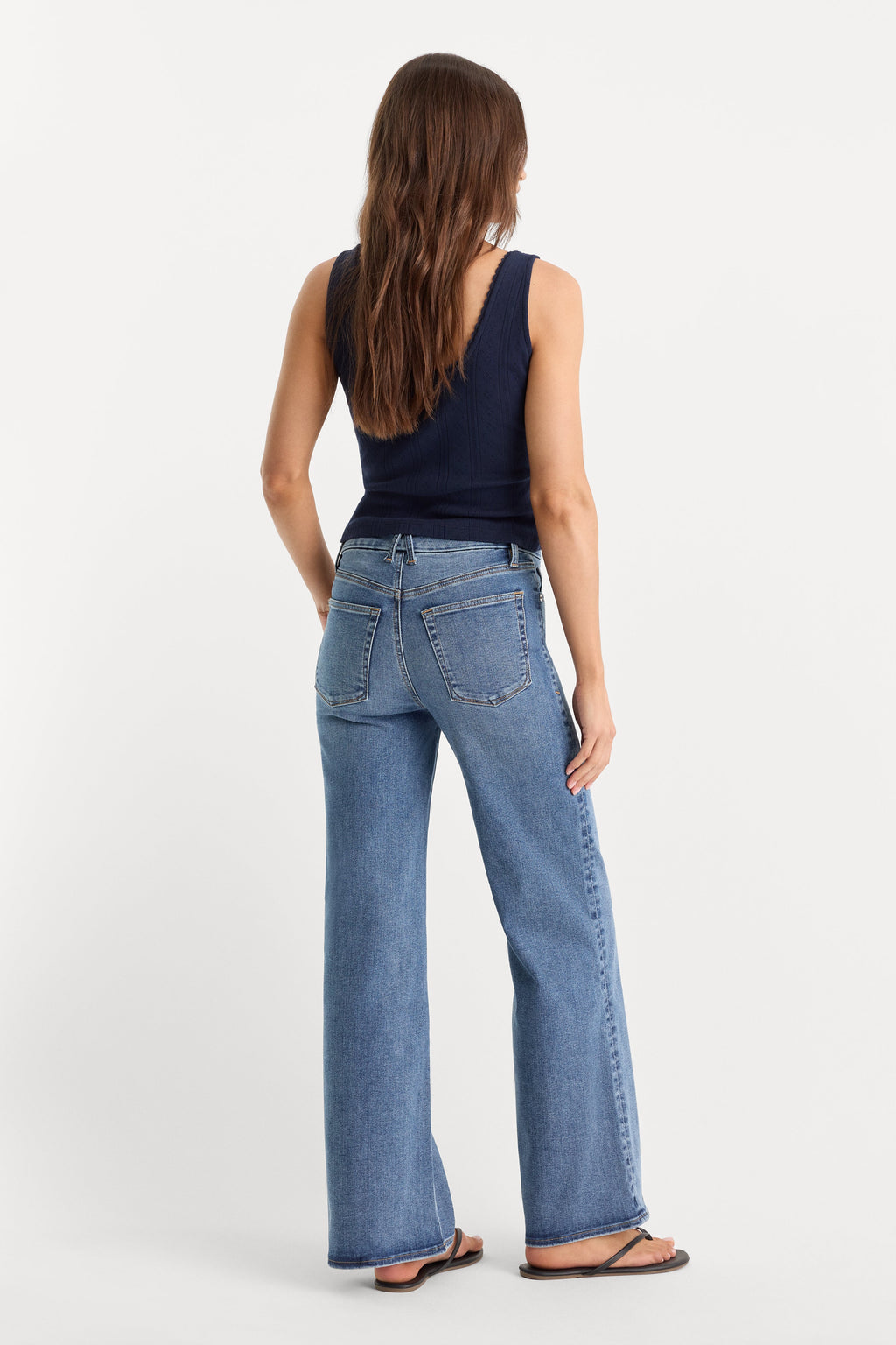 Luxury ALWAYS FITS PETITE SLIM PALAZZO JEANS TAWNY