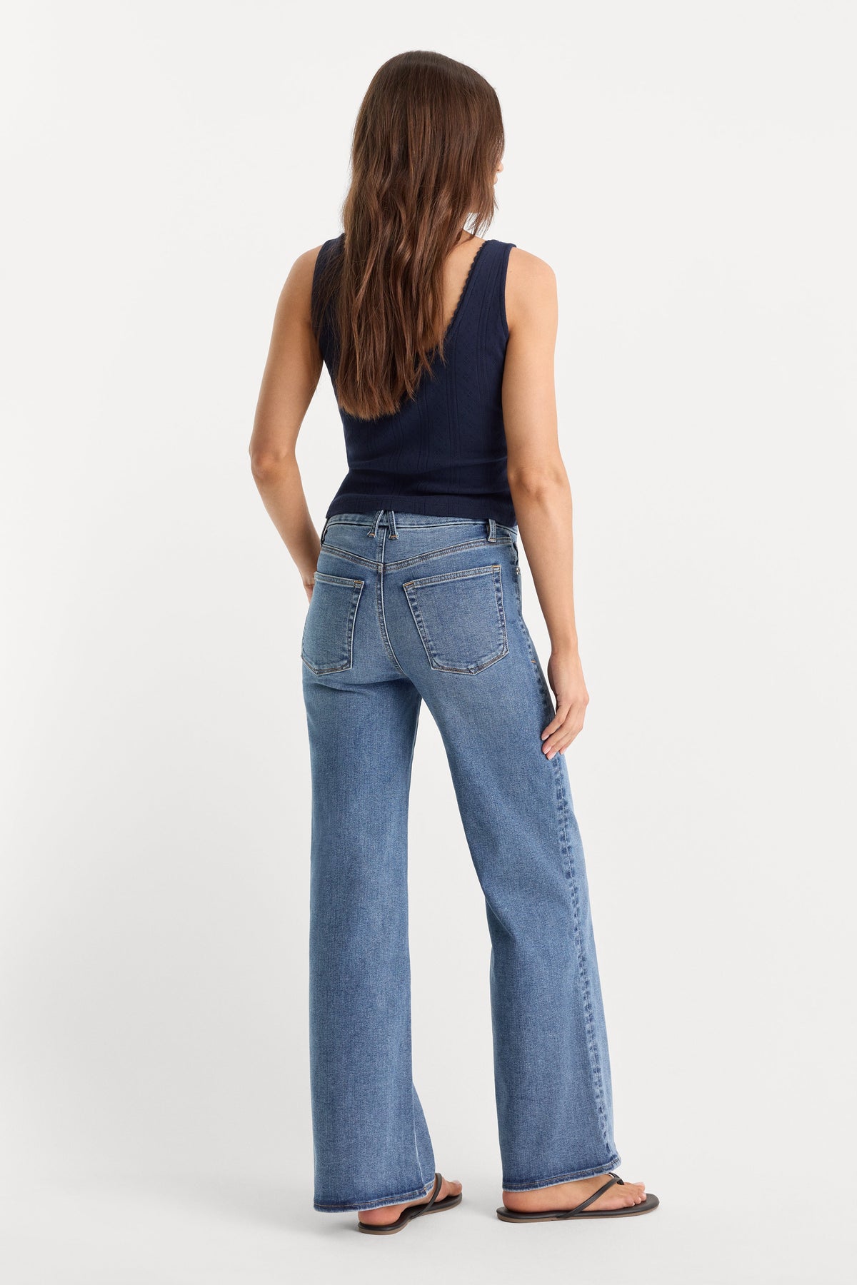 Luxury ALWAYS FITS PETITE SLIM PALAZZO JEANS TAWNY