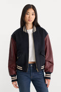 Luxury THE TEAM VARSITY JACKET NEW NAVY002