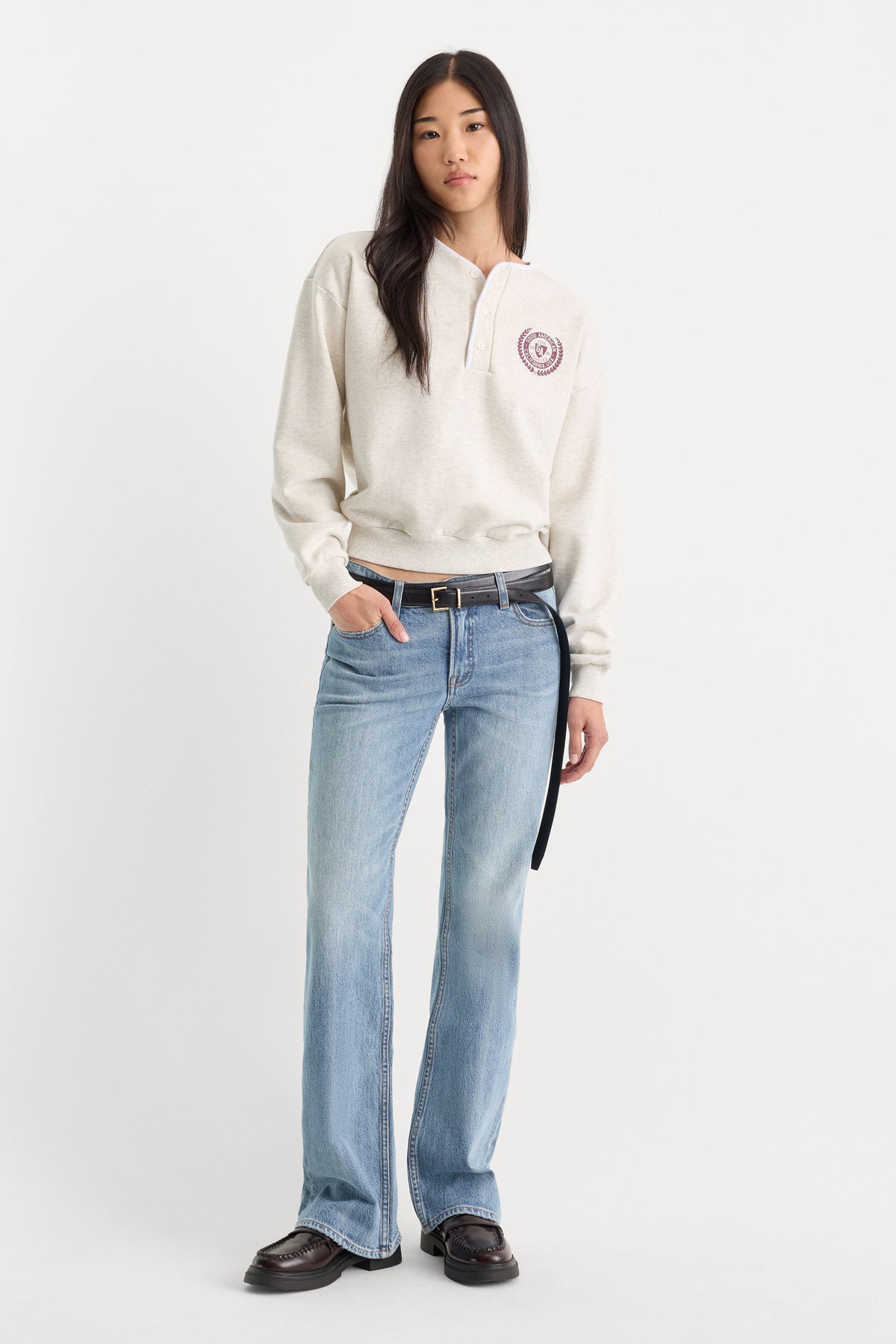 Luxury VINTAGE LOW LOOSE JEANS MESA