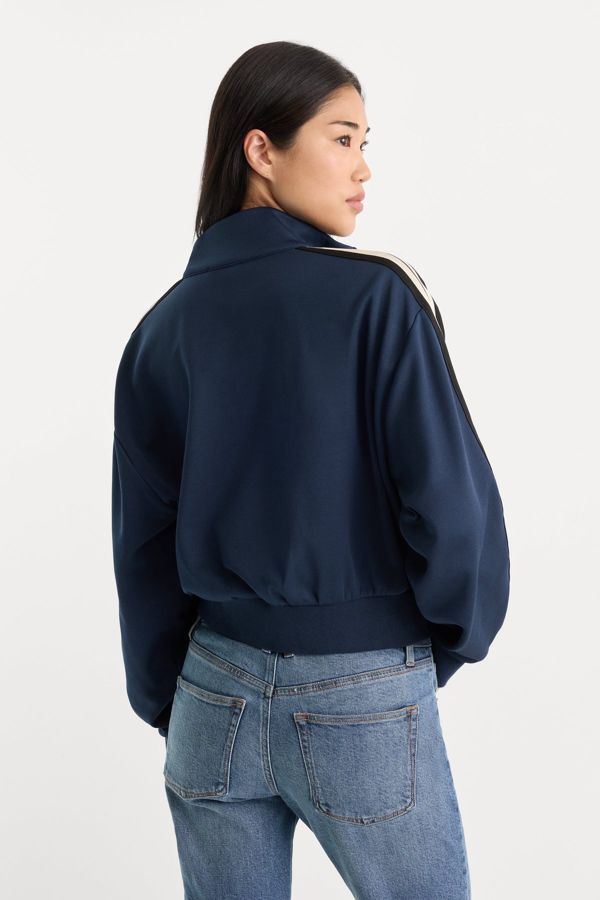 Luxury THE TRACK JACKET NEW NAVY