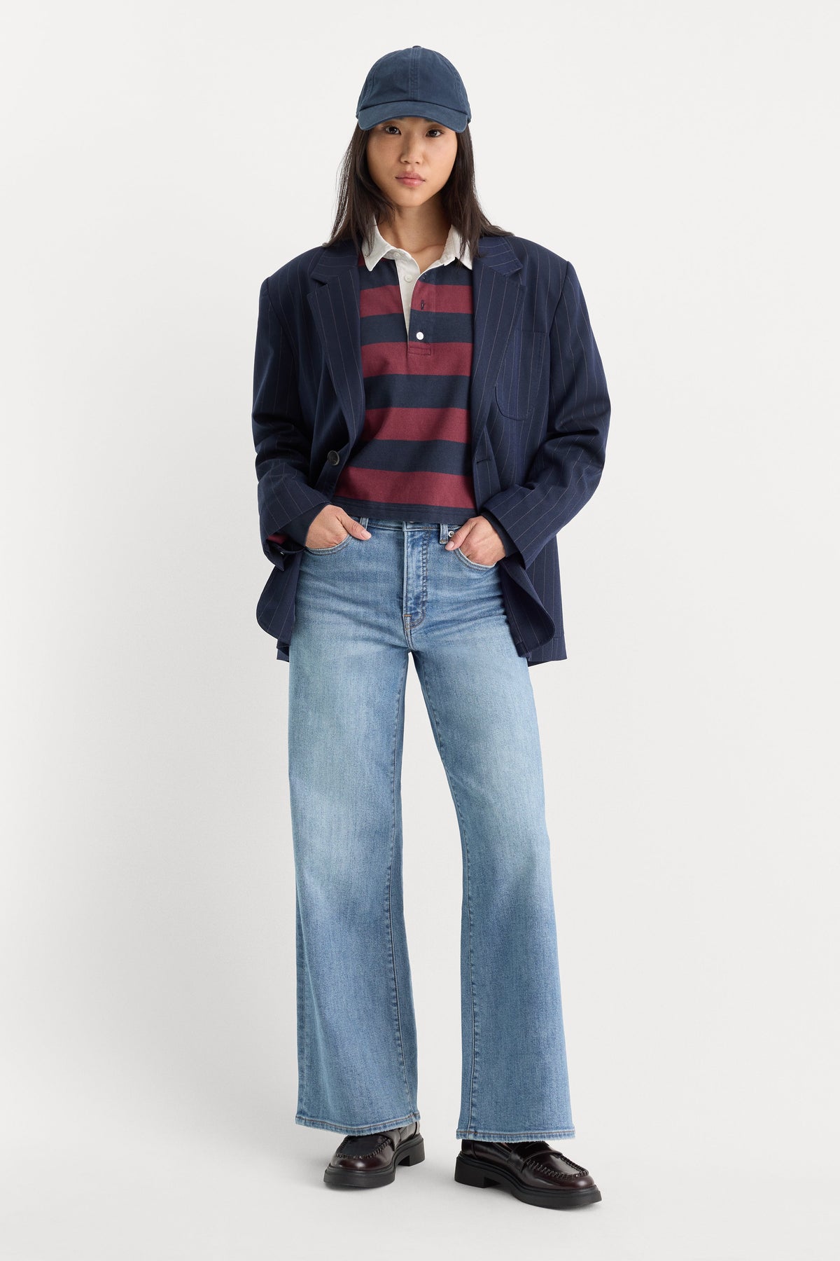 Luxury GOOD WAIST PALAZZO ANKLE JEANS CEDARWICK