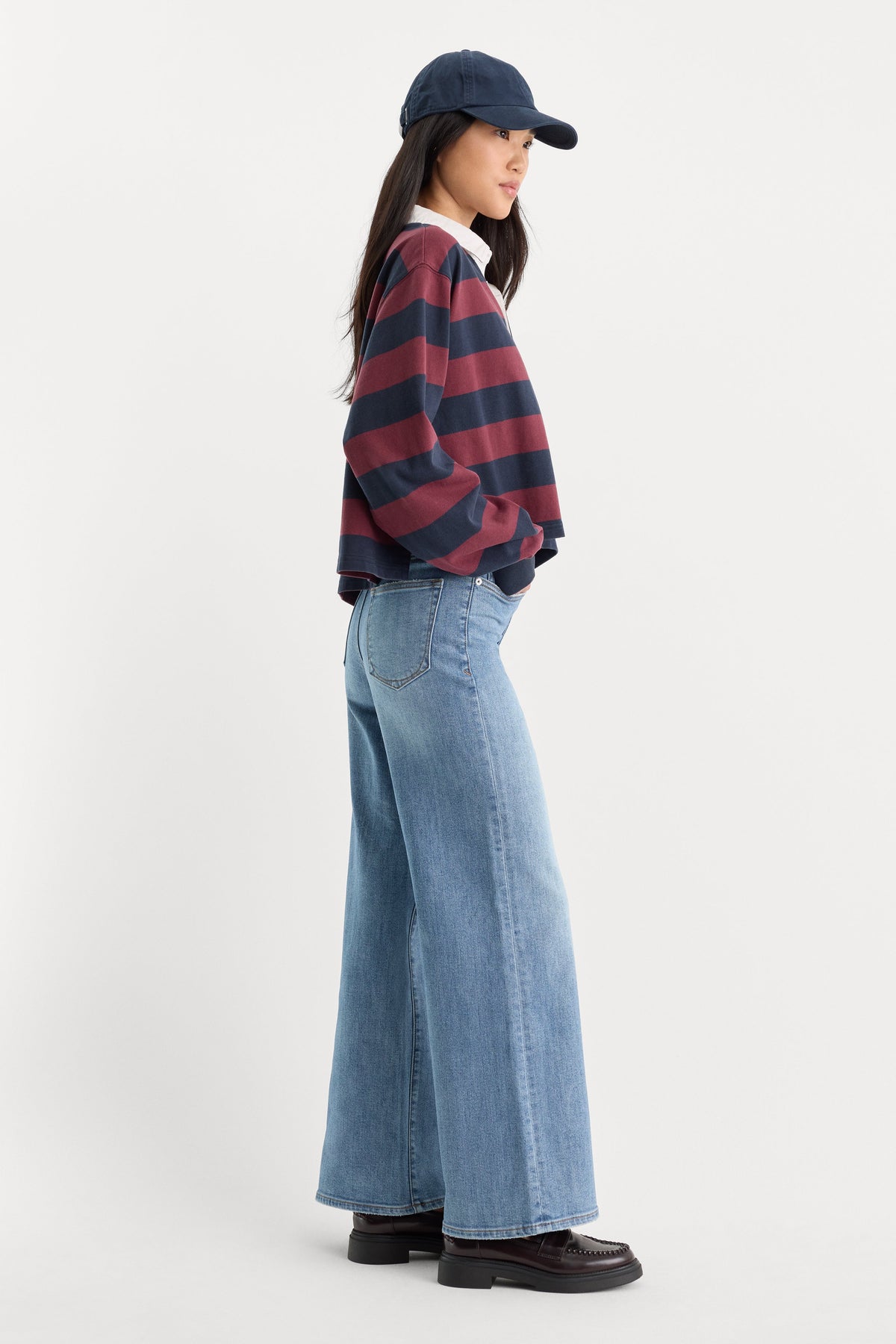 Luxury GOOD WAIST PALAZZO ANKLE JEANS CEDARWICK