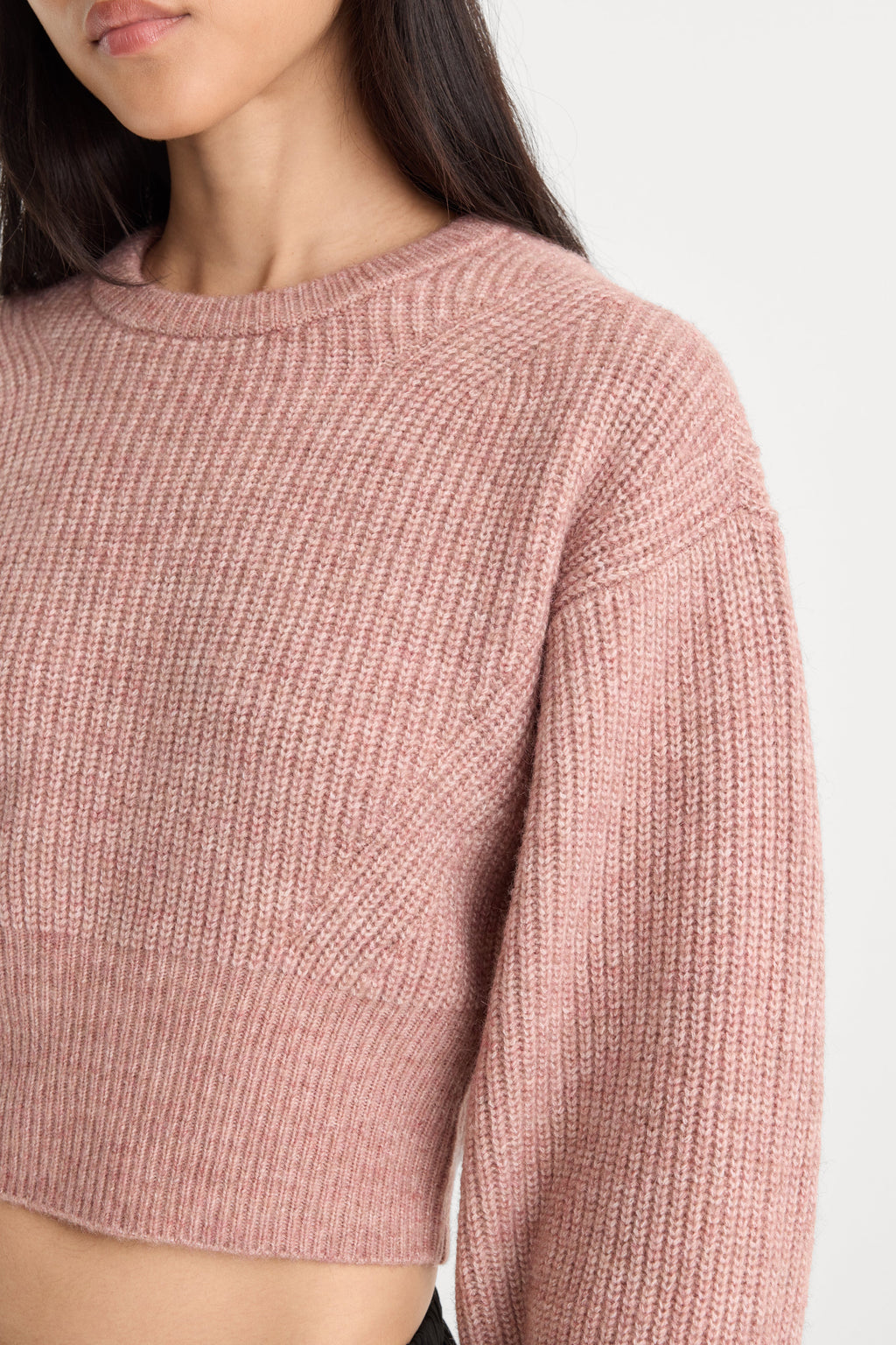 Luxury THE CHUNKY KNIT SWEATER DUSTY BLUSH