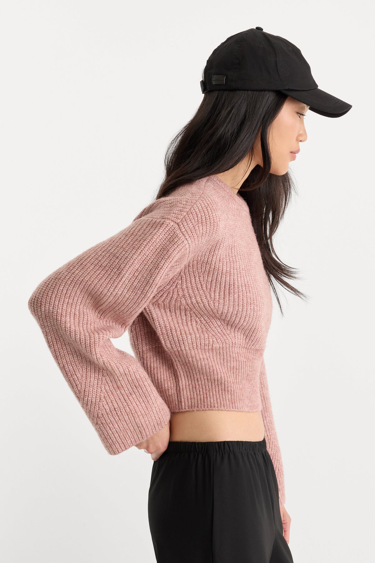 Luxury THE CHUNKY KNIT SWEATER DUSTY BLUSH