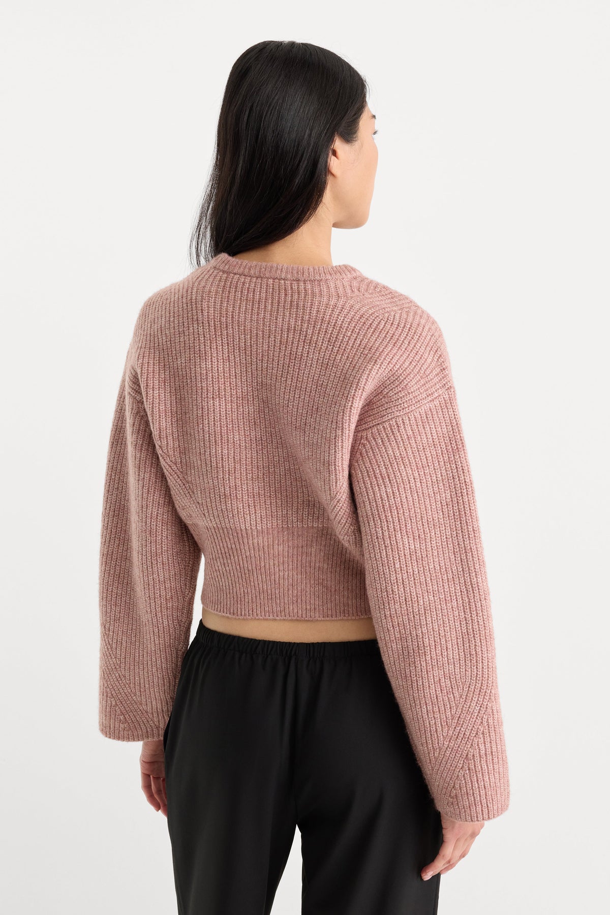 Luxury THE CHUNKY KNIT SWEATER DUSTY BLUSH