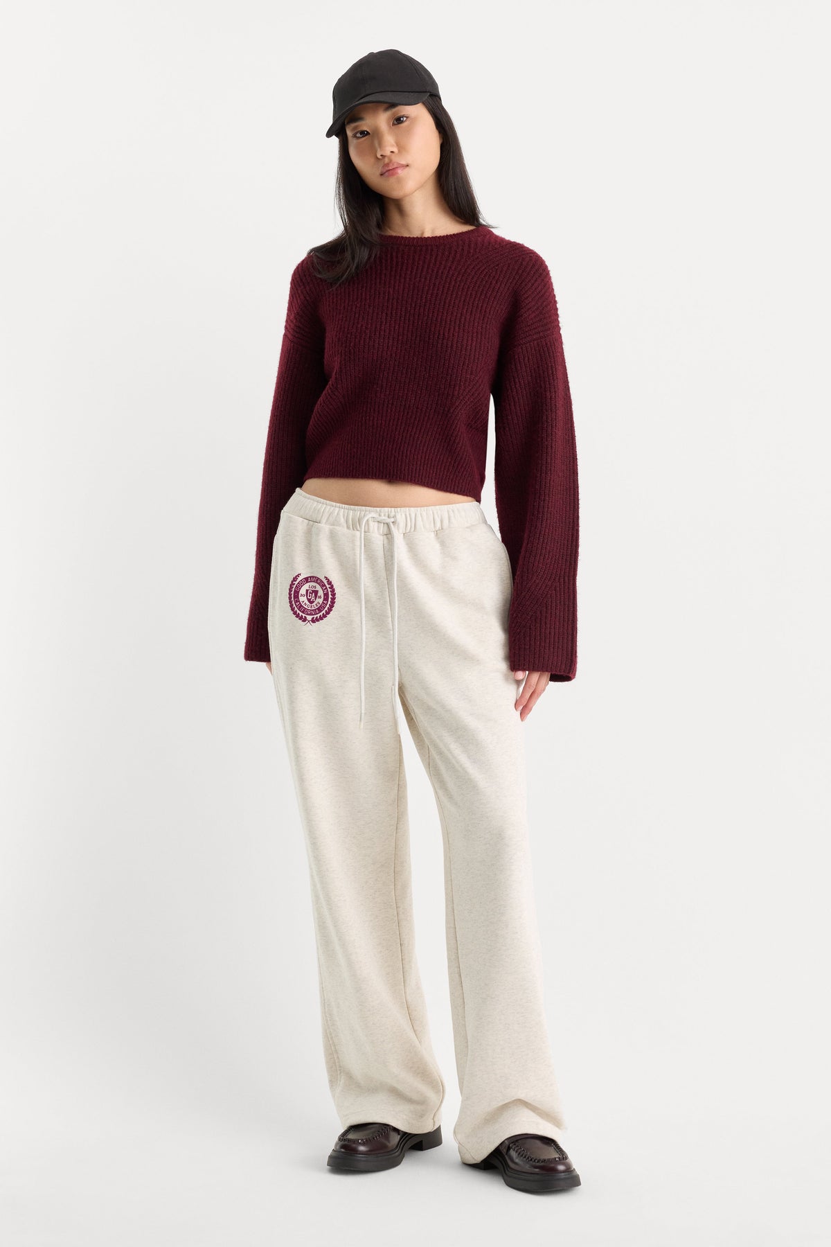 Luxury THE BRUSHED FLEECE SWEATPANT OATMEAL