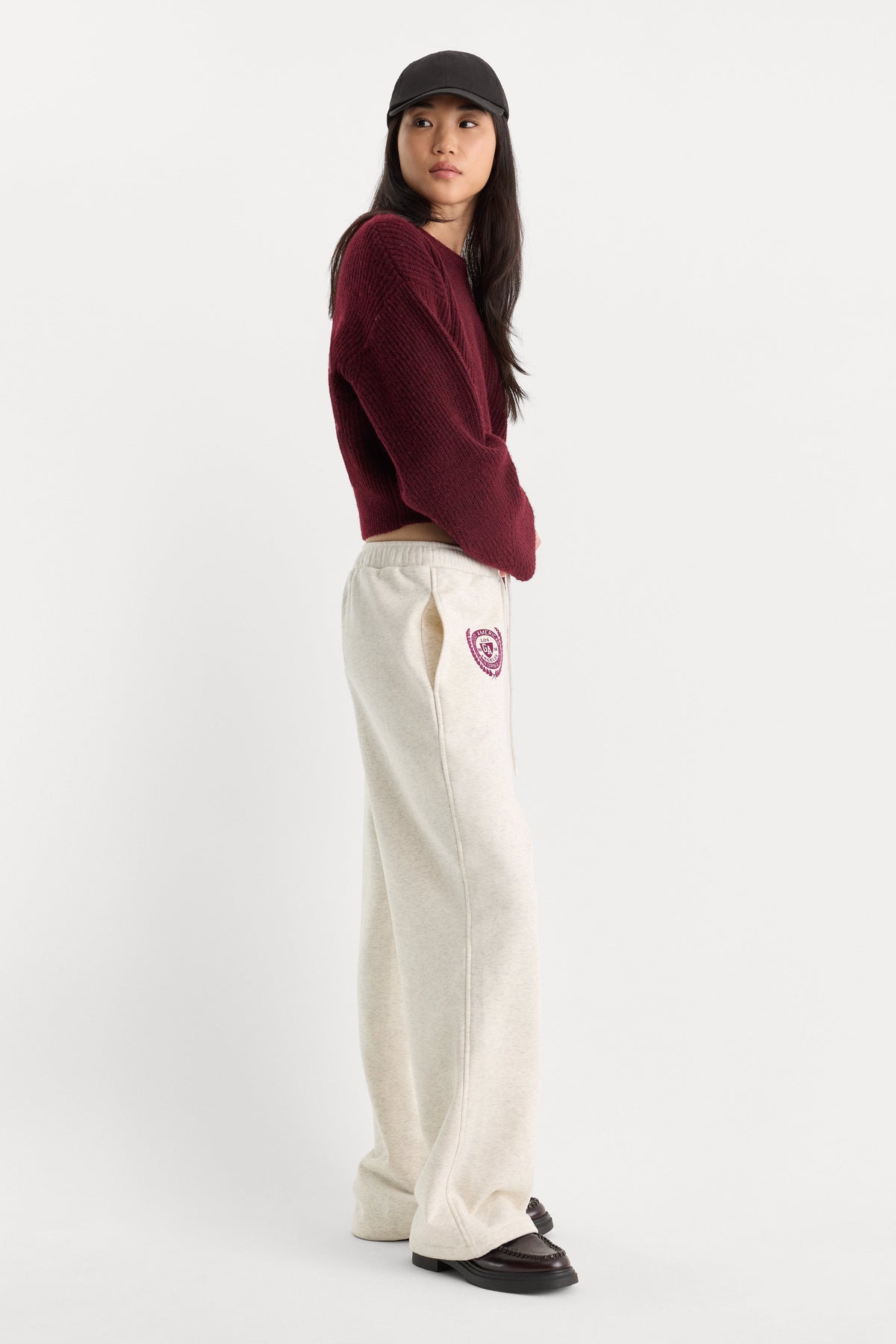 Luxury THE BRUSHED FLEECE SWEATPANT OATMEAL