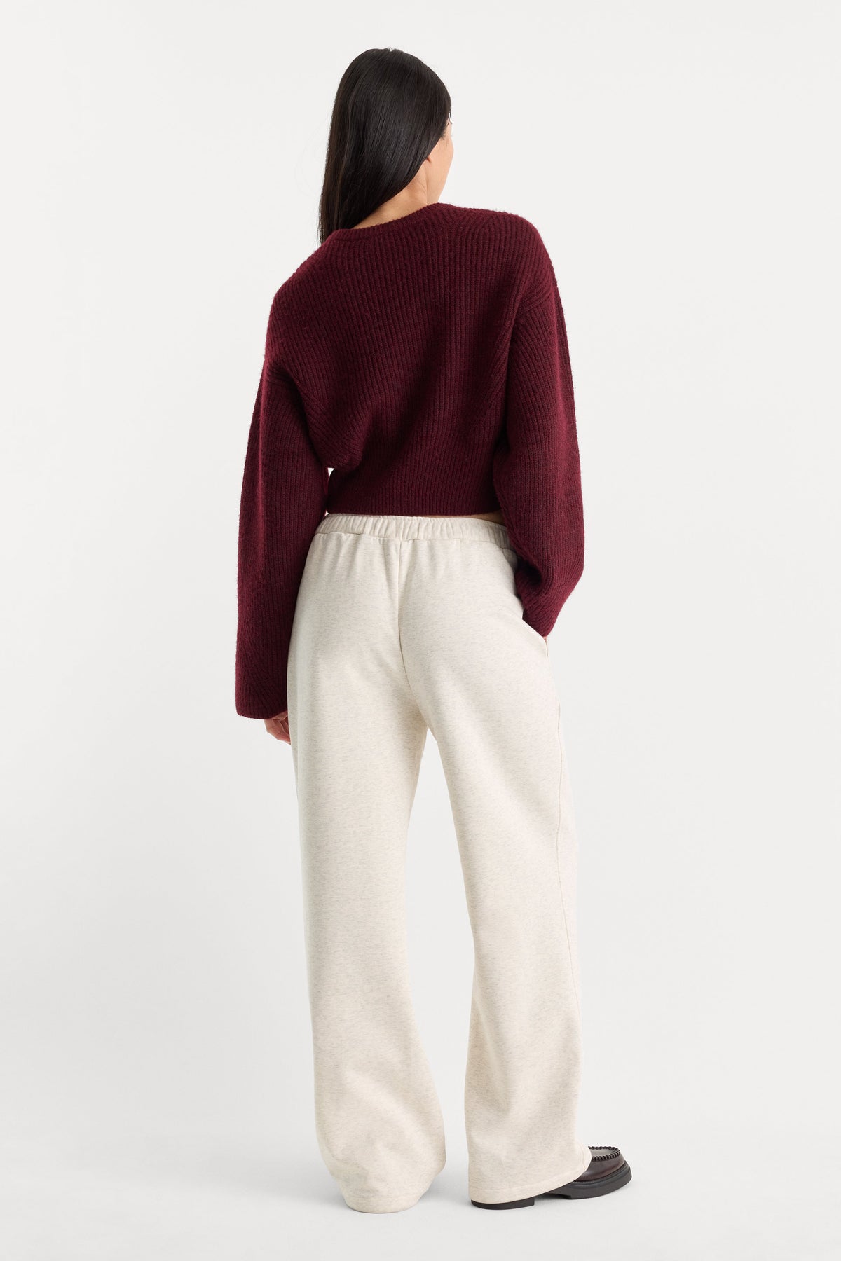 Luxury THE BRUSHED FLEECE SWEATPANT OATMEAL
