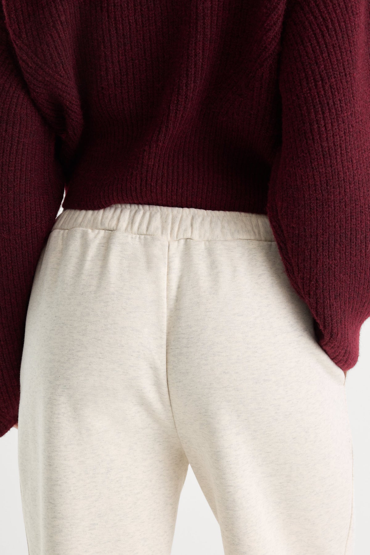 Luxury THE BRUSHED FLEECE SWEATPANT OATMEAL