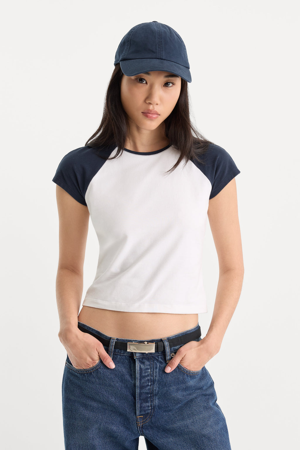 Luxury THE RAGLAN TEE CHALK