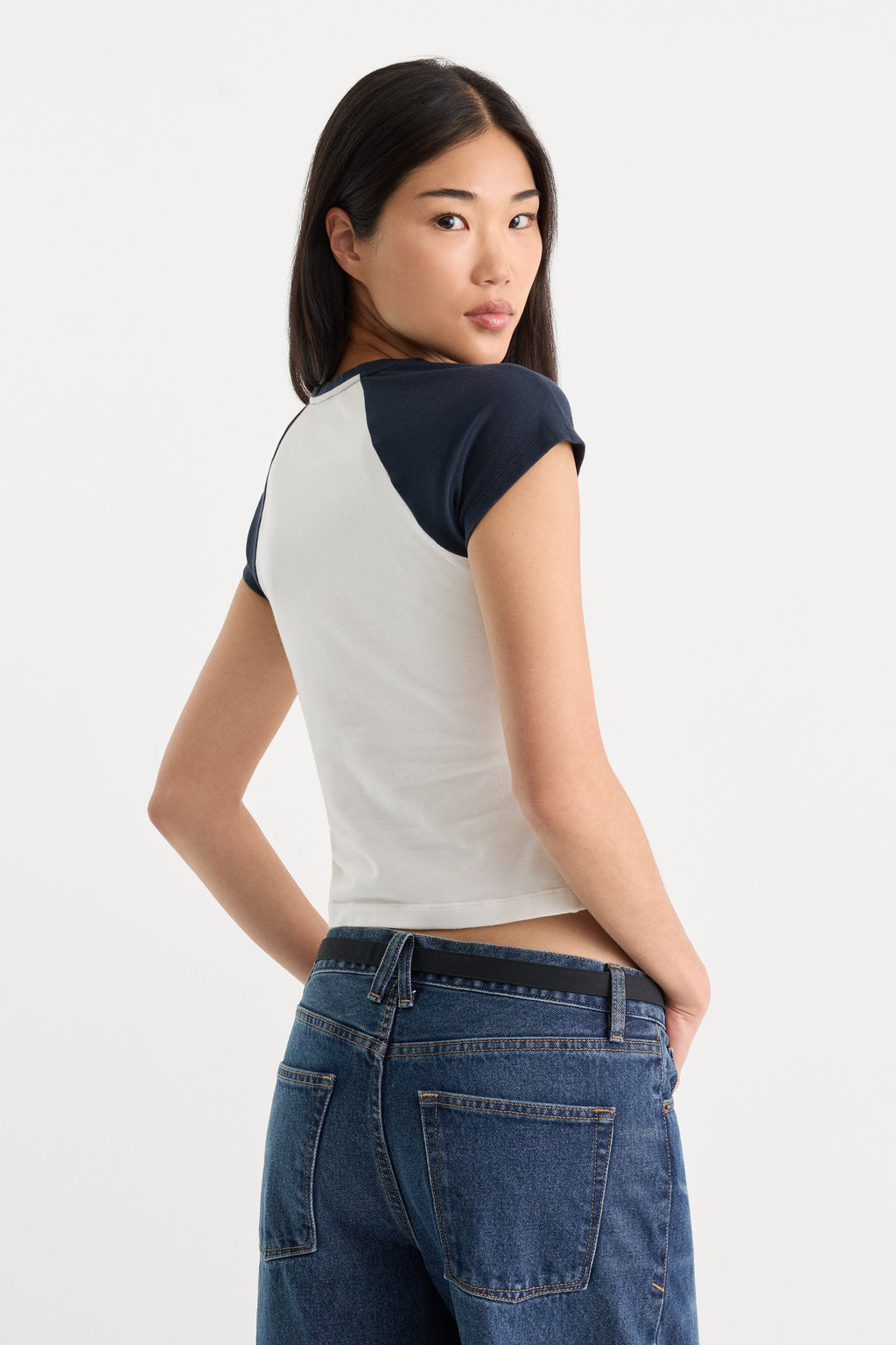 Luxury THE RAGLAN TEE CHALK